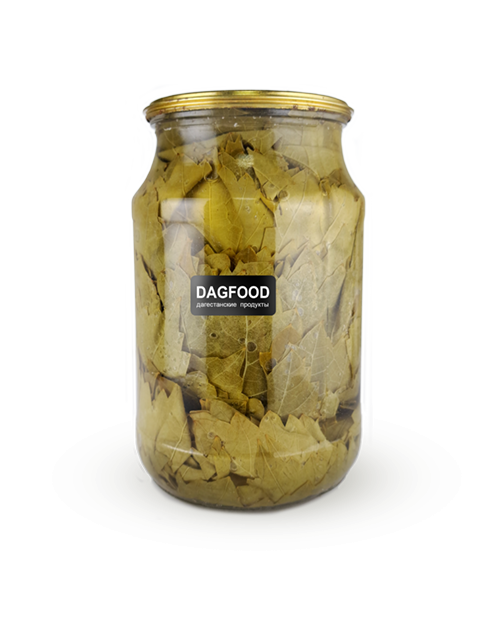 Виноградные листья в банке